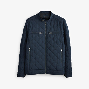 Chaqueta acolchada de invierno azul de moda para hombre con diseño de longitud larga y cuello con capucha Tela cálida de primera calidad Ideal para clima frío - Product Image 1