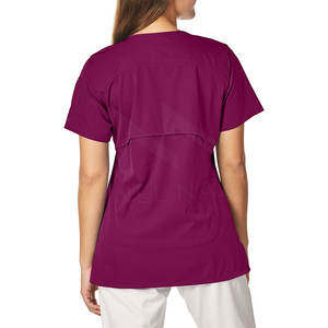 Top Qualité Femmes Gommage Ensembles Chemises Conception Hôpital Marque Privée Scrubs Infirmière Médicale Chemises - Product Image 6