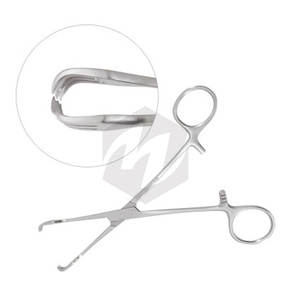 Lahey vulsellum คีมหนีบผ่าตัด6 1/4นิ้วพร้อมด้วย3x3ฟันนรีเวชวิทยาจับเนื้อเยื่อเครื่องมือทางการแพทย์ - Product Image 1