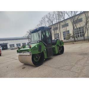 Rouleau de route vibrant hydraulique à double tambour de 10 tonnes Eaton hydraulique pour équipement de compactage à haute efficacité de fonctionnement de moteur - Product Image 5