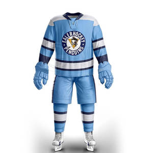 Transpirable Hombres Custom Ice Hockey Jersey Pakistan Made Venta caliente Jersey Último diseño Uniformes de hockey sobre hielo de alta calidad - Product Image 1