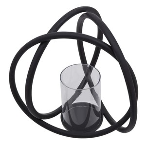 Portavelas de Metal artístico moderno diseño de silueta geométrica para interiores de hogar de Pascua decoración de boda decoraciones de mesa - Product Image 6