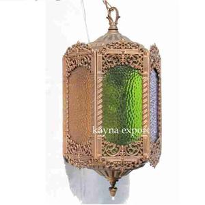 Farol Decorativo Creativo para el Hogar, Jardín y Restaurante, Artesanía India, Farol Marroquí de Metal Hecho a Mano, Decoración de Vidrio Colorido - Product Image 6