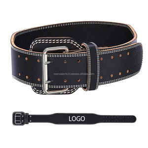 Levantamiento de pesas pesado ajustable de alta calidad, soporte de espalda, cinturón de levantamiento de pesas de cuero ajustable para gimnasio, entrenamiento de gimnasio para hombres - Product Image 5