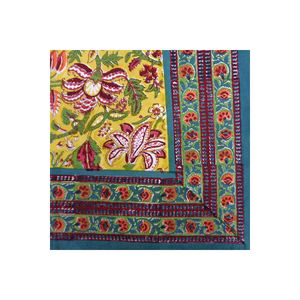 Derniers vêtements de table de banquet en pur coton imprimés à la main avec un artisanat intemporel en vente - Product Image 3