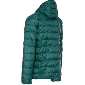 Veste rembourrée en polyester 100% pour hommes, col montant, capuche, hiver chauffée, extérieur avec poches - Product Image 2