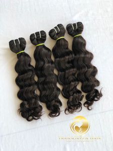 Vente en gros de paquets de cheveux vierges Remy alignés sur les cuticules cambodgiennes corps lâche cheveux de temple indien de haute qualité humaine vague de 28 pouces - Product Image 6