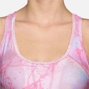 Soutien-gorge de sport éco-responsable à maintien élevé, séchage rapide, avec logo frontal, pour le confort des mouvements et le port quotidien - Product Image 5