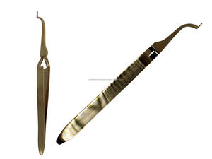 Pince de maintien orthodontique manuelle de précision mondiale pour la pose d'attaches dentaires en acier inoxydable ergonomique CE - Product Image 4