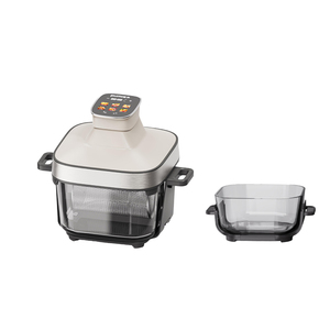 Crispi Max 4-en-1 Bol en verre Friteuse à air Non toxique Sans huile Split-Type Visible <span class=keywords><strong>Crisper</strong></span> Friteuse à air en verre - Product Image 1
