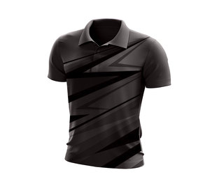 Chemise décontractée à manches courtes, légère, à séchage rapide, imprimée sur mesure, 100% coton, respirante, design de col tendance, mode masculine - Product Image 3