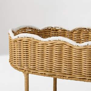 Nouvelle collection de paniers pour enfants à bords festonnés avec couleurs et tailles OEM ODM, fabriqués au Vietnam, écologiques et prêts pour la vente en gros. - Product Image 3