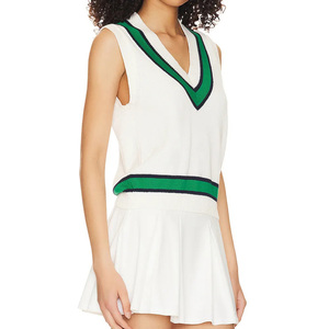 Robe de tennis Sexy doux couleur unie Golf robe de sport femmes respirant entraînement une pièce Yoga costumes course en plein air vêtements de sport - Product Image 1