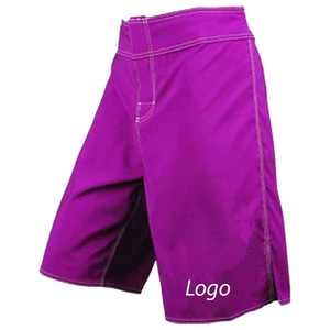 Shorts de MMA pour hommes, couleur unie, polyester et élasthanne, vêtements d'arts martiaux, respirants et à prix économique - Product Image 1