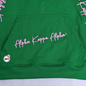 เสื้อฮู้ดสวมหัวโอเวอร์ไซส์ปักลาย3D กำหนดเองได้เสื้อมีฮู้ดแขนยาวผ้าคอตตอนผ้าฟลีซ - Product Image 3