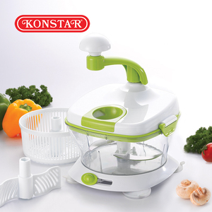 Portable Hand Cranked <b>Vegetable</b> <b>Chopper</b> Multifunctional Manual Food Mixer Mincer Salad Maker Kitchen Accessory - Product Image 3