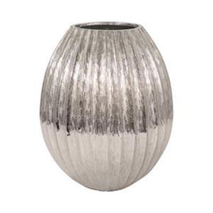 Jarrón de Metal de Estilo Antiguo para Decoración Rústica, Acabado Pulido Plateado, Forma y Tamaño Personalizados de Rana Overseas Inc - Product Image 1