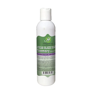 สบู่เหลวสีดำธรรมชาติพร้อมโรสแมรี่เฮอร์แบกินิกสบู่ทำความสะอาดสมุนไพรสำหรับใบหน้าผมและร่างกาย - Product Image 1