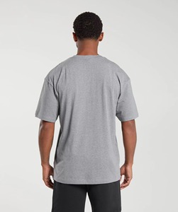 Camisetas de Hombre al por Mayor de la Mejor Calidad, 100% Algodón, Camiseta Esencial Extra Grande Color Gris Guijarro - Product Image 5