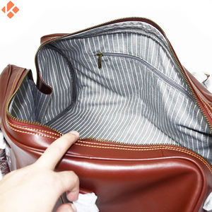 NOVOTE Fashion Casual Elegant Daily Large Capacity <b>Leather</b> <b>Travel</b> <b>Bags</b> Unisex Waterproof Weekender <b>Bag</b> - Product Image 6