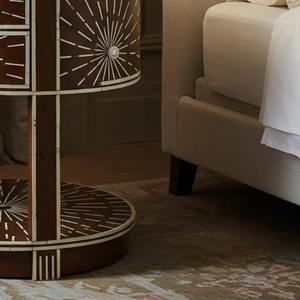 Table basse en incrustation d'os en gros, meubles en bois décoratifs faits à la main pour la décoration intérieure et l'hôtellerie, exportation et commandes en gros - Product Image 3