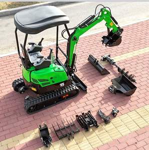 La Mejor Nueva excavadora EPA CE/EPA Small Garden Crawler 1Ton 2ton 3.5ton 5ton Mini Small Digger Excavator. - Product Image 1