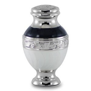 Custom Color Fancy American Style Biodegradable <b>Keepsake</b> Urn for Human <b>Pet</b> <b>Ashes</b> 3 Cubic Inch Capacity Aluminum Matt Finish for - Product Image 3