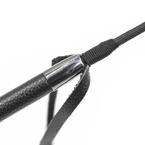 Látigos de cuero de precio al por mayor para montar a caballo Uso Mango de agarre suave de alto rendimiento Látigo para montar a caballo - Product Image 4