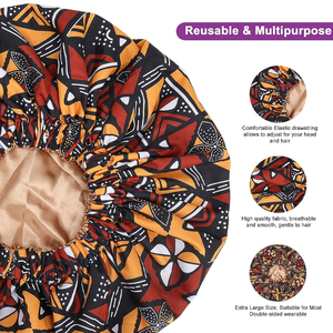 Gorro de Satén Premium 100% Poliéster, Protege los Rizos y Espirales, Reduce la Fricción, Humectación Duradera, Salud Capilar para Todas las Estaciones - Product Image 4