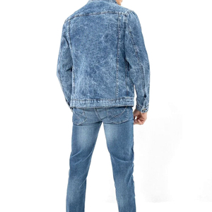 Nouvelle mode de vestes en jean couleur unie décontractée pour hommes vestes en jean du Pakistan veste en jean personnalisée pour hommes - Product Image 3