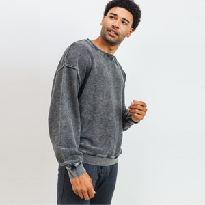 ผู้จัดจำหน่ายเสื้อสเวตเชิ้ตลำลองแบบหนา เสื้อพูลโอเวอร์สำหรับฤดูหนาว ปักลายตามสั่ง ผ้าเฟรนช์เทอร์รี่เนื้อหนา ซักแล้ว ไม่หดตัว - Product Image 2