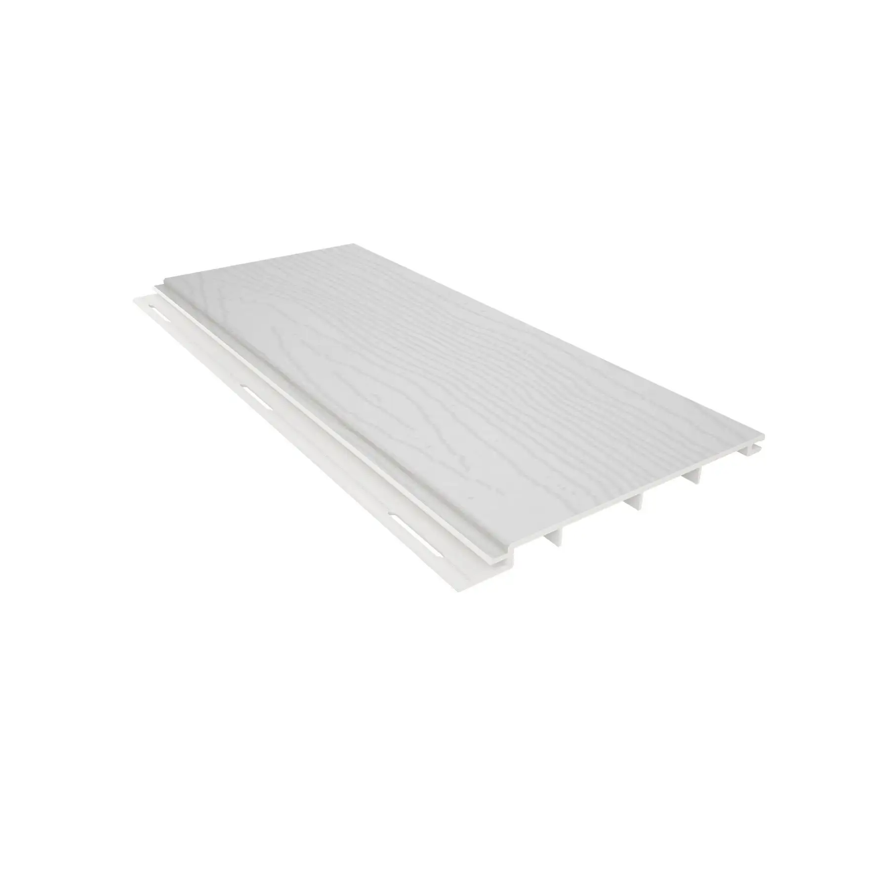 Cobertura externa mate ISO20 de alta qualidade - Painel sanduíche de madeira branco | 300 cm - Solução elegante para paredes exteriores