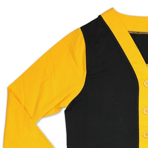 Logos personalizados en Jersey de mujer de manga larga de punto con logotipo griego cárdigan acrílico invierno bordado Patchwork hermandades - Product Image 3