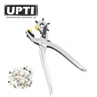 Haute qualité taiwan-made multifonctionnel ceinture en cuir trous Rivets poinçon outil robuste bricolage pince à main manuel Source d'alimentation