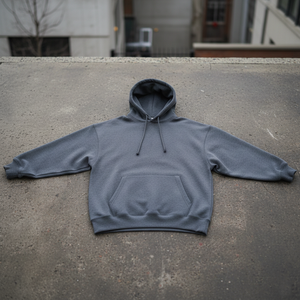 Sudadera con Capucha Gris Pizarra de Estilo Urbano para Hombre, Corte Regular, Impresión Digital de Invierno, Felpa Francesa Ultra Pesada de 360 g/m², con Logotipo Personalizado - Product Image 5