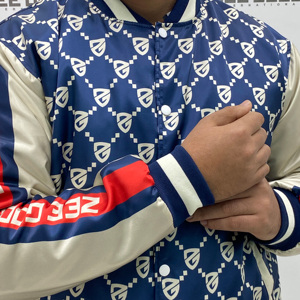 แจ็กเก็ตเบสบอลผ้าขนแกะสำหรับผู้ชายเสื้อแจ็กเก็ตเลตเทอร์เม็นสำหรับใส่กลางแจ้งฤดูหนาวสภาพใหม่ - Product Image 5