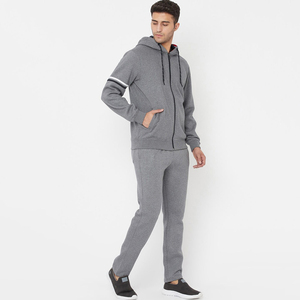 2024 meilleur Design hommes décontracté Fitness survêtements Logo personnalisé impression léger polaire matériel contraste couleur unisexe - Product Image 2