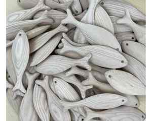 Nautical <b>Wooden</b> Fish Hanging Piece With Handmade Look Great For <b>Wooden</b> Fish Wall Decor In Resorts Homes And Gift Shops - Product Image 5