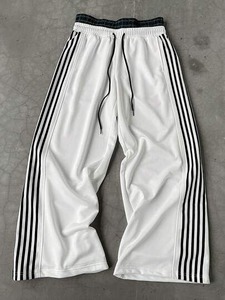 Pantalons de survêtement baggy à double taille, tendance, délavés à l'acide, imprimés sur mesure, logo personnalisé, streetwear pour hommes, pantalons de jogging pour hommes - Product Image 5