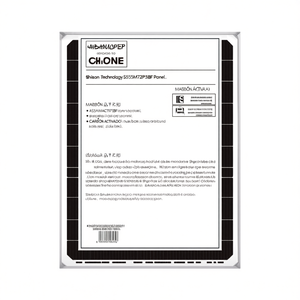 Panel Solar Shinson Technology S555M72P3BF - Product Image 2