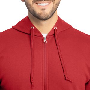 2025 Wholesale Customized Solid Colors Men's Hoodies Cheap Casual <b>Thick</b> <b>Fleece</b> Hoodies For Men Winter Heavy Full Zip Up Hoodies - Product Image 4