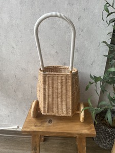 Best Price Handmade Wicker Shopping <b>Trolley</b> with Handle From Natural Rattan Eco - Friendly - Product Image 6