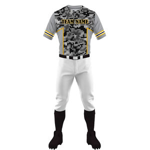Uniforme de Béisbol Unisex Personalizado de Alta Calidad OEM, Transpirable, de Secado Rápido, Tallas Grandes, Sublimado, Ropa de Equipo de Manga Corta - Product Image 3