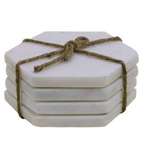 Posavasos de mármol de lujo de alta calidad, posavasos decorativos de piedra Natural de diseño moderno para energía positiva en la decoración de la Mesa - Product Image 4