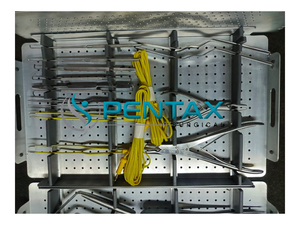 PENTAX Kit d'instruments orthopédiques manuels de haute qualité pour la colonne vertébrale cervicale et lombaire, ensemble d'instruments de chirurgie spinale de base en acier inoxydable CE ISO - Product Image 2