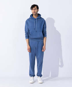 Vente en gros de sweats à capuche délavés à l'acide en coton et polyester avec logo privé pour hommes - Product Image 4