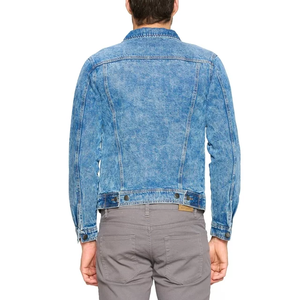 Vestes en jean coupe ajustée pour hommes de qualité supérieure col rabattu surdimensionné lavé BD Jeans pour l'hiver - Product Image 6