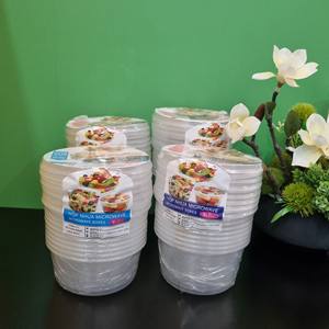 Tamaño personalizado aceptado fabricante de Vietnam 350 500 550 600 700 1000 1200ml forma redonda PP envases de plástico para alimentos con tapa - Product Image 6
