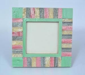Quality Handicrafts Made India MDF Resin Inlay Wooden Eco-Friendly Luxury Economic <b>Photo</b> Frame Tabletop <b>Mount</b> - Product Image 5
