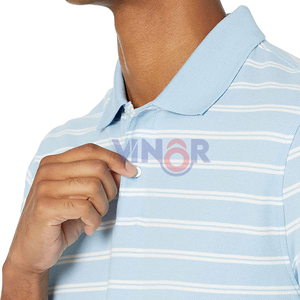 เสื้อโปโลผู้ชายแขนสั้นระบายอากาศได้ดีสไตล์ใหม่สำหรับฤดูร้อน - Product Image 3